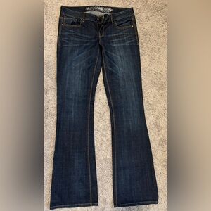 Express Blue Boot Cut Jeans with Classic Style